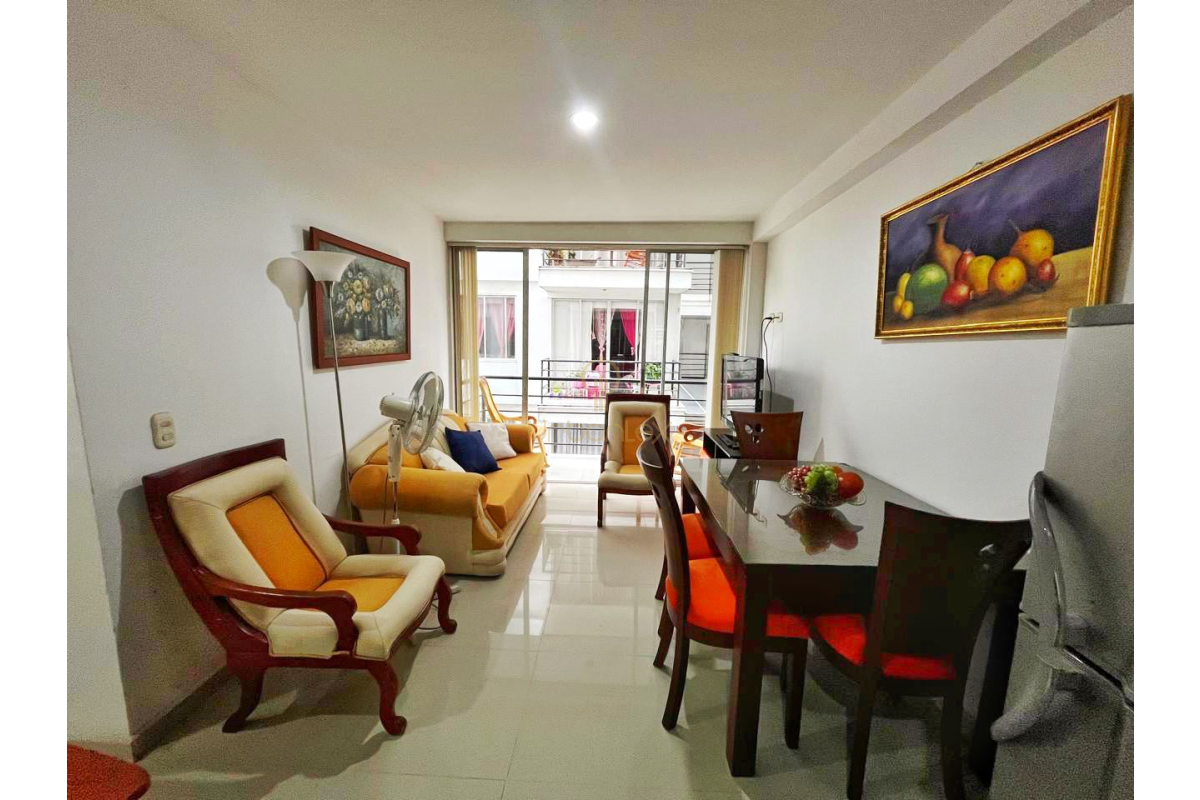 Urbanlex arrienda Apartamento Amoblado Conjunto Residencial Santa Cruz  área 50m2  $ 1.500.000