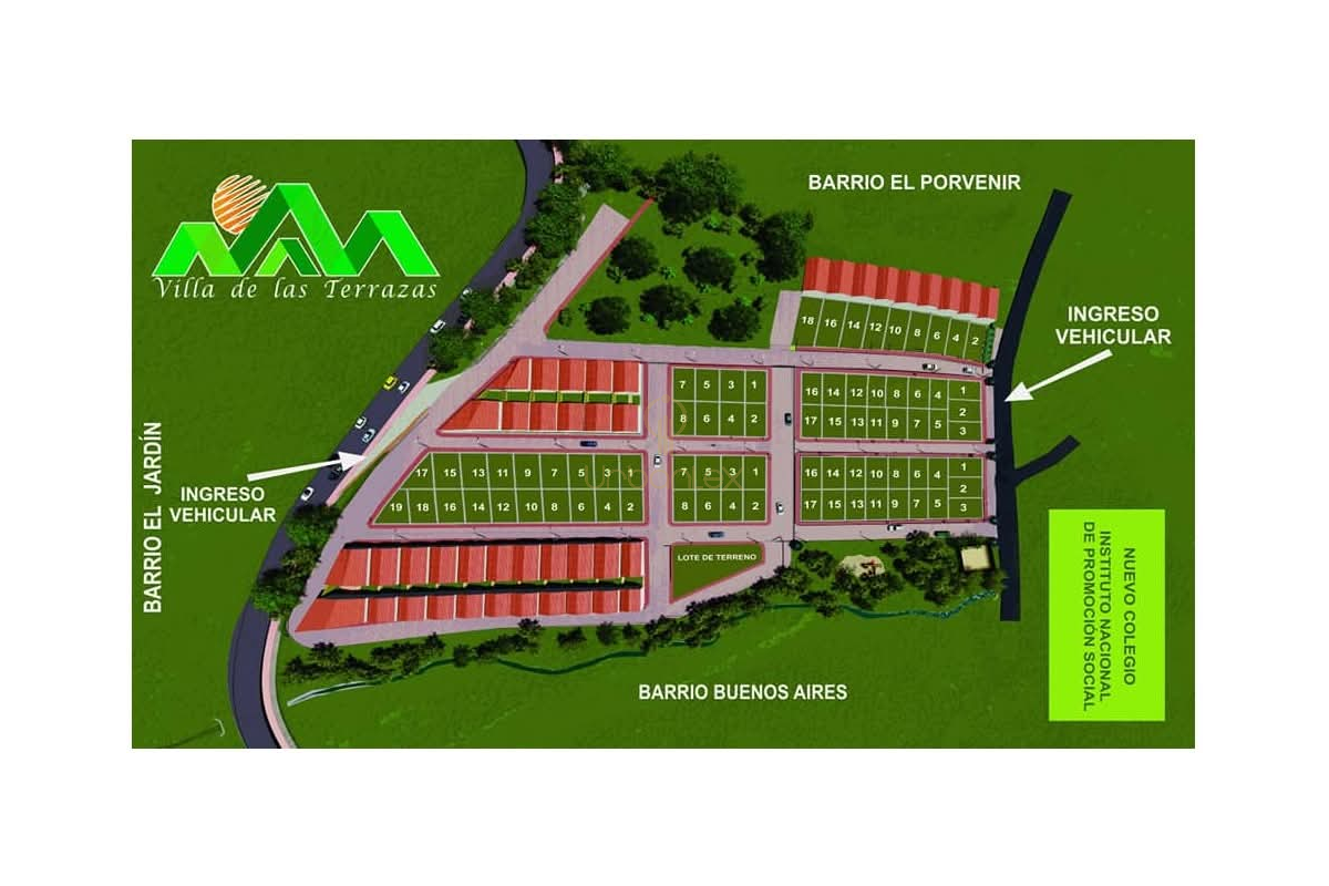 Lote en venta en Villa de las Terrazas Villeta
